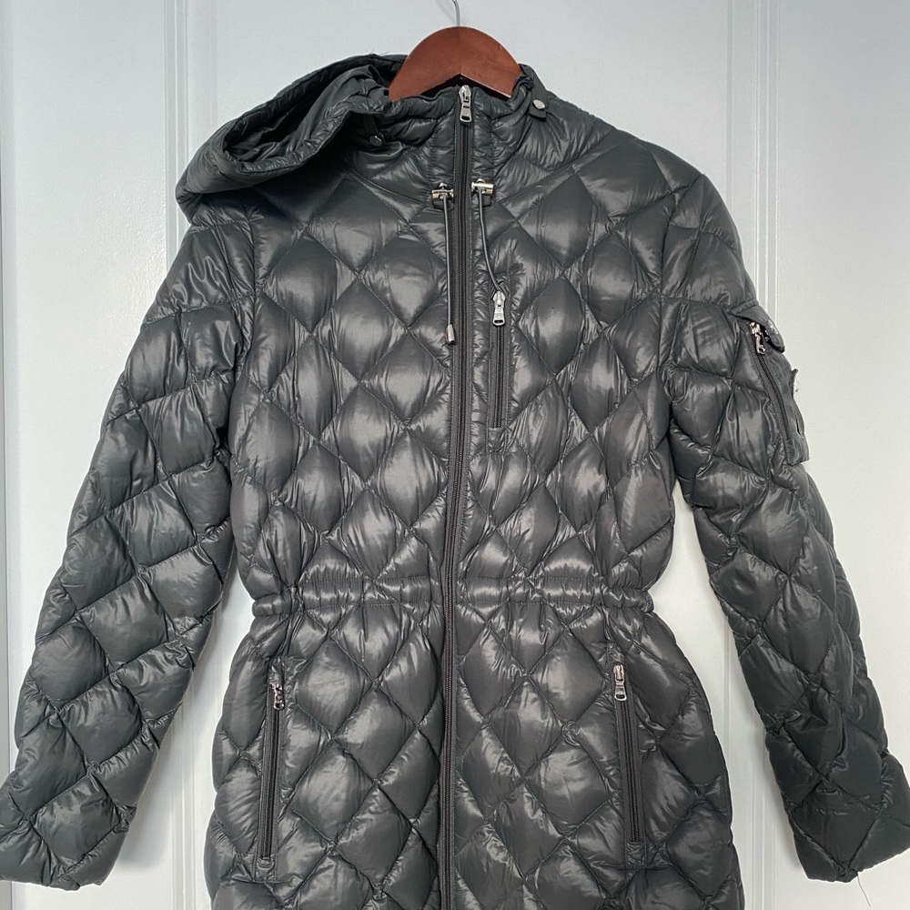 Lauren by Ralph Small Lightweight Gray Hood Jacket